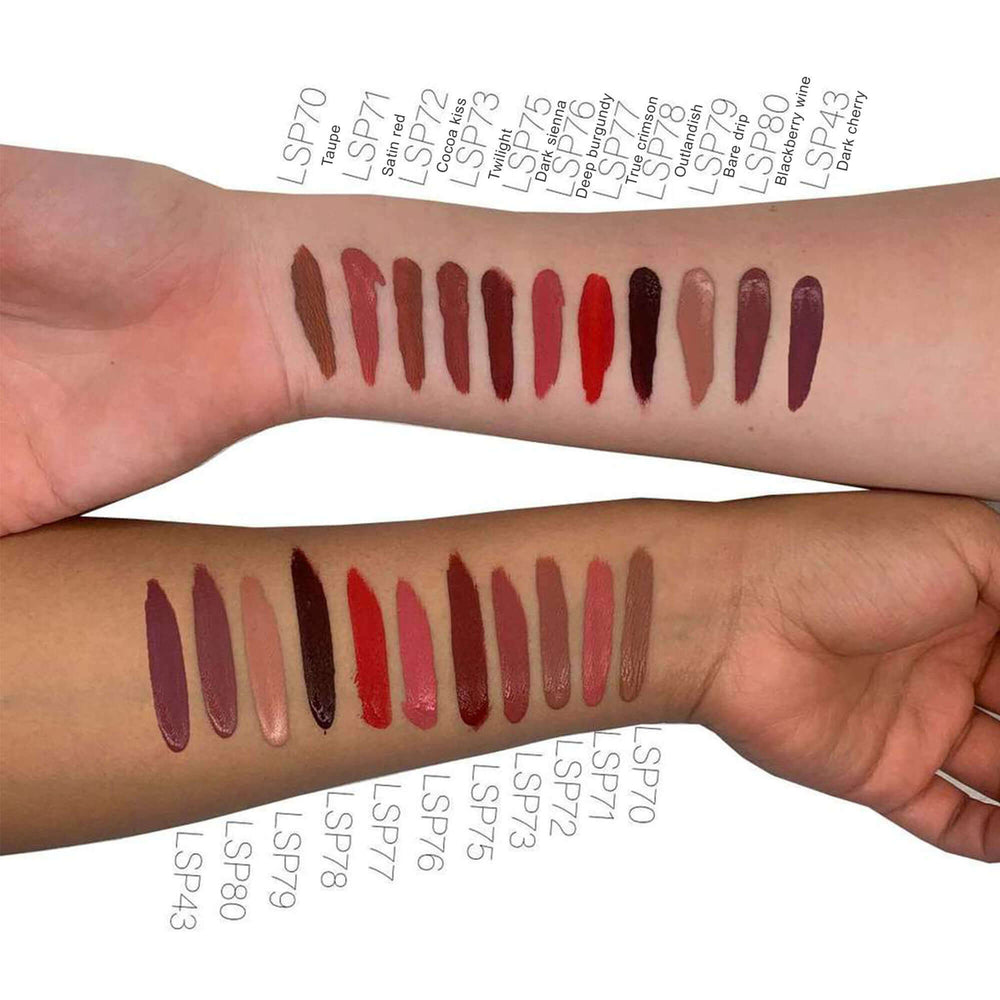 Matte Lip Stain Dark Sienna 5 mL Long Lasting Vegan Velvety Finish Image 2