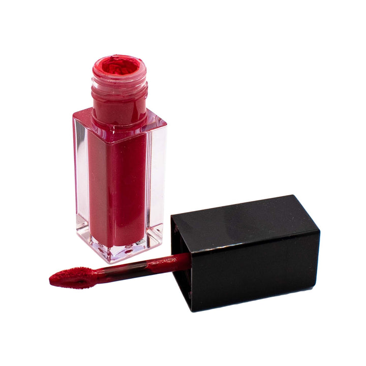 Matte Lip Stain Blackberry Wine 5mL Vegan Long Lasting Velvet Finish Image 3