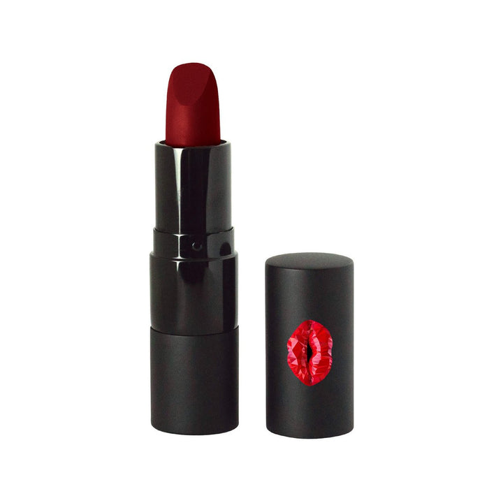 Matte Lipstick Uptown Red Vegan Long-Lasting 3.8g Luxury Makeup Image 1