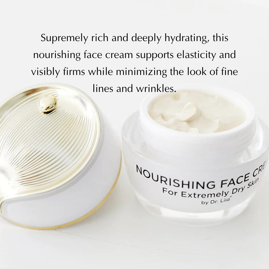 Nourishing Face Cream for Dry Skin Vegan Hypoallergenic Hydrating Moisturizer 50ml Image 4