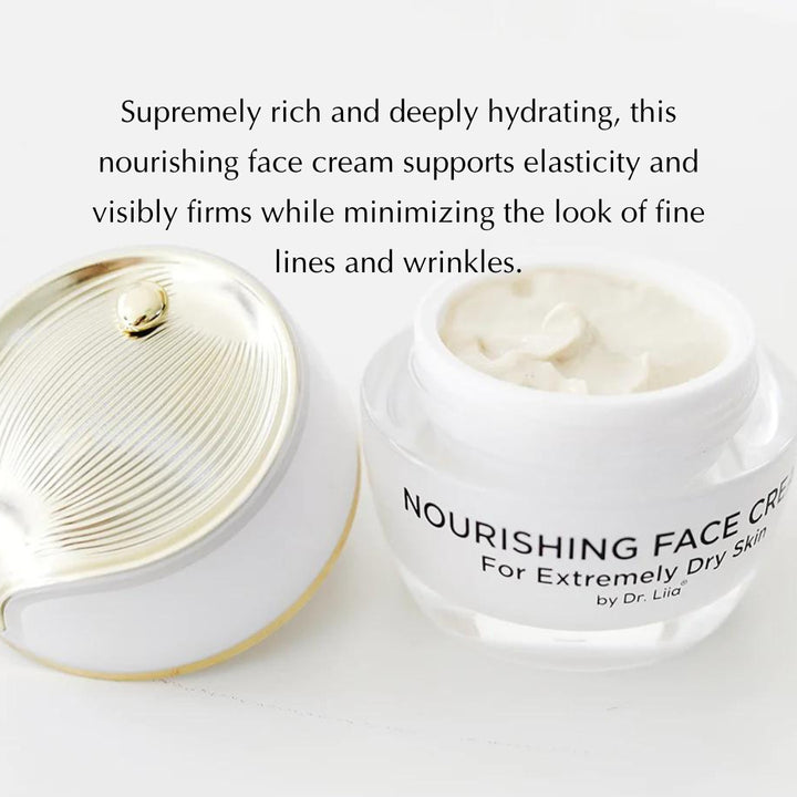 Nourishing Face Cream for Dry Skin Vegan Hypoallergenic Hydrating Moisturizer 50ml Image 4