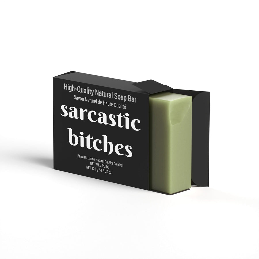 Sarcastic Bitches Basil Soap Natural Neem Goat Milk Exfoliating Skin Care 120g Image 1