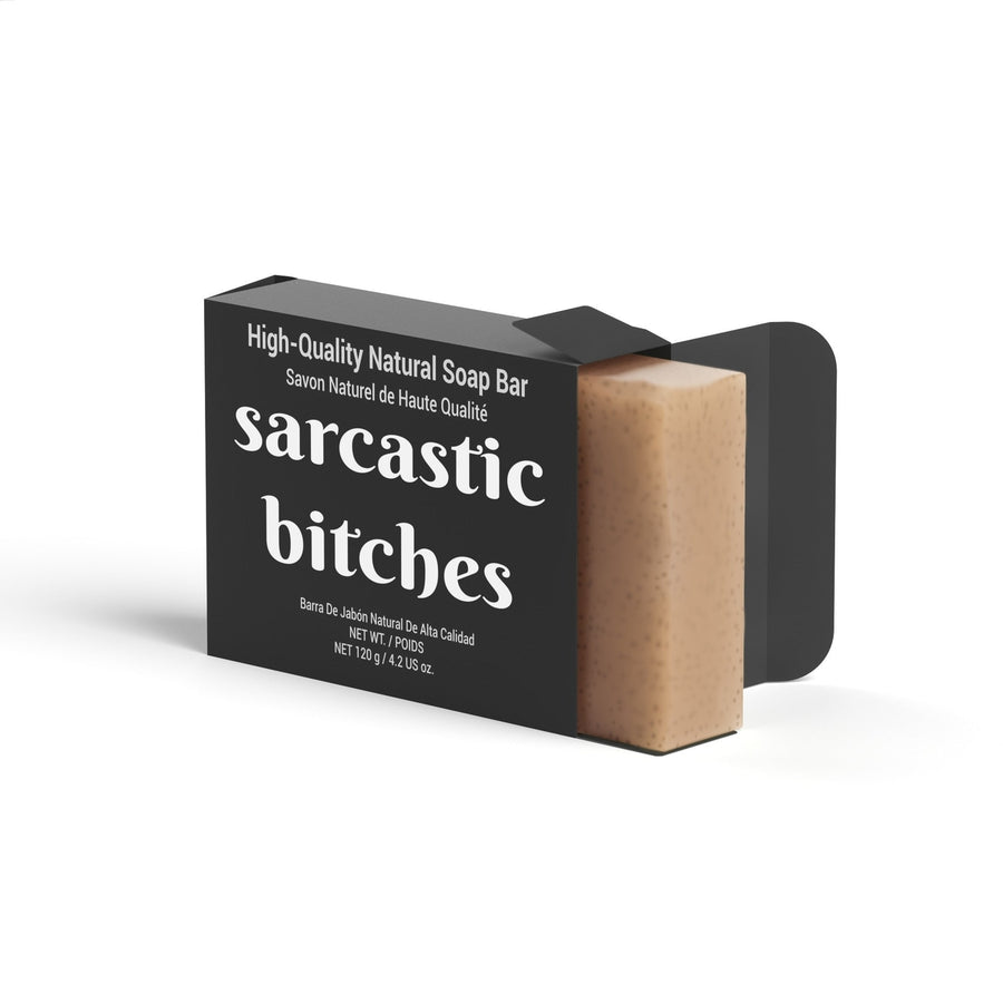 Sarcastic Bitches Goat Milk Rose Honey Soap 120g Moisturizing Natural Bar Image 1