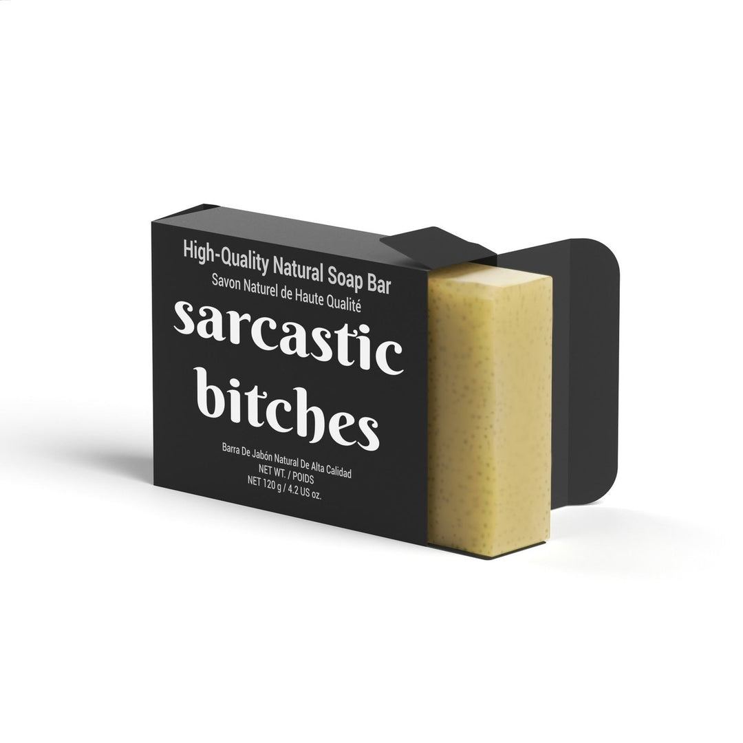 Sarcastic Bitches Lavender Soap Hydrating Goat Milk Bar 120g Coconut Olive Oil Image 1