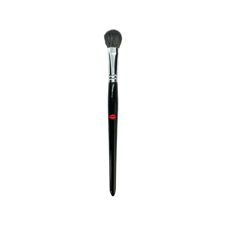 Small Contour Brush Goat Hair Tapered Fluffy Makeup Tool for Cheeks Highlighter Image 1