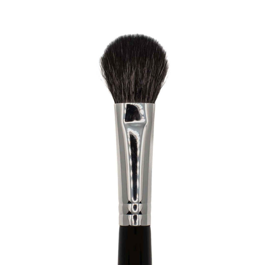 Small Contour Brush Goat Hair Tapered Fluffy Makeup Tool for Cheeks Highlighter Image 2