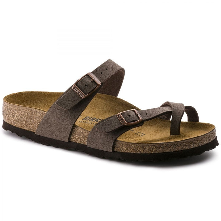 BIRKENSTOCK Mayari Mocha Sandals Women Size 39-M Birkibuc Regular Width 0071061 Image 1