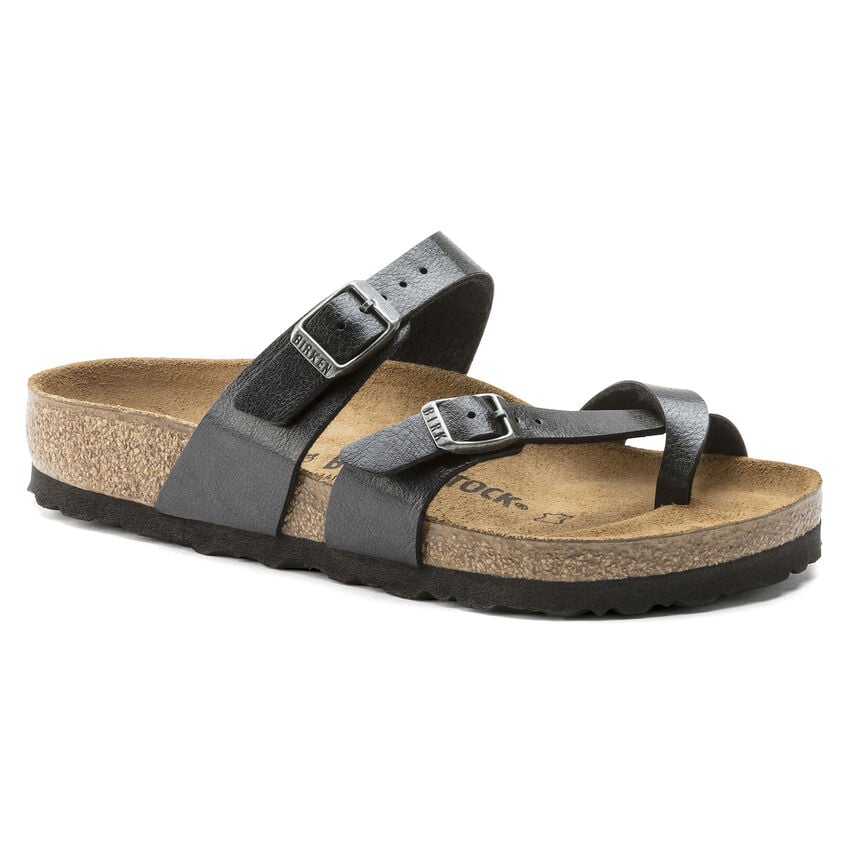 BIRKENSTOCK Womens Mayari Sandals Licorice Regular Width 017139 Birko-Flor Image 1