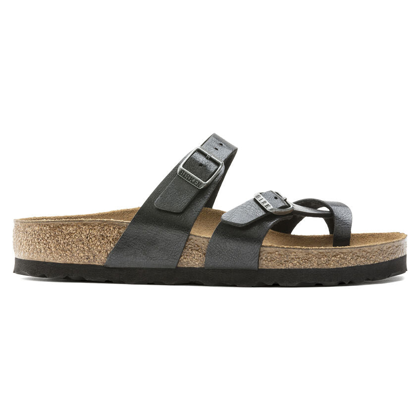 BIRKENSTOCK Womens Mayari Sandals Licorice Regular Width 017139 Birko-Flor Image 2