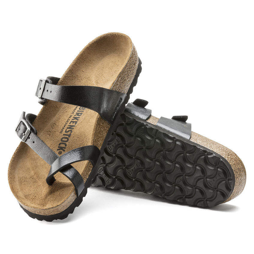 BIRKENSTOCK Womens Mayari Sandals Licorice Regular Width 017139 Birko-Flor Image 3