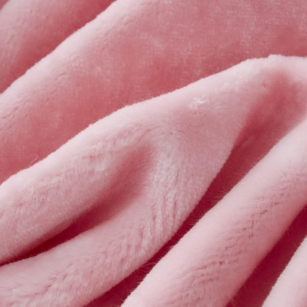 Toddler Blankets for Girls - Micro Mink Ultra Plush Baby Blankets Soft and Cozy Warm Kids Blanket - 39 X 50 Baby Pink Image 4