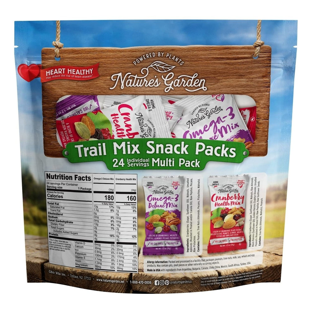 Natures Garden Trail Mix Snack Packs (24 Count) Image 2