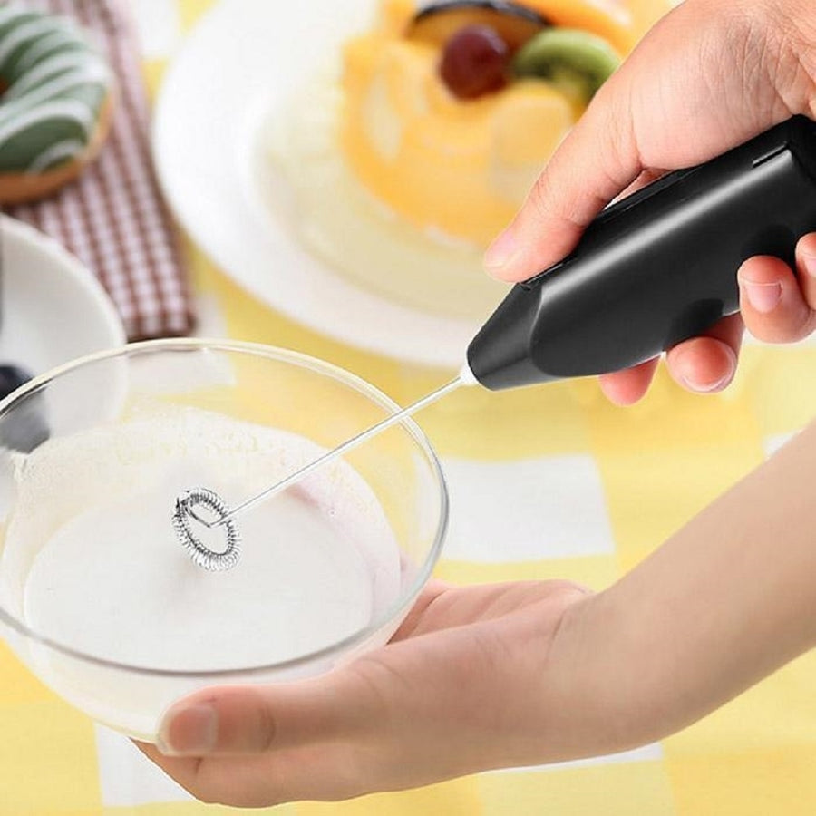 Electric Mixer - Cappuccino Milkshake Egg Beater Whisk Frother Image 1