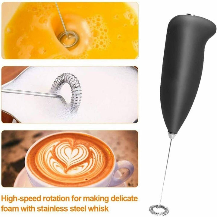 Electric Mixer - Cappuccino Milkshake Egg Beater Whisk Frother Image 1