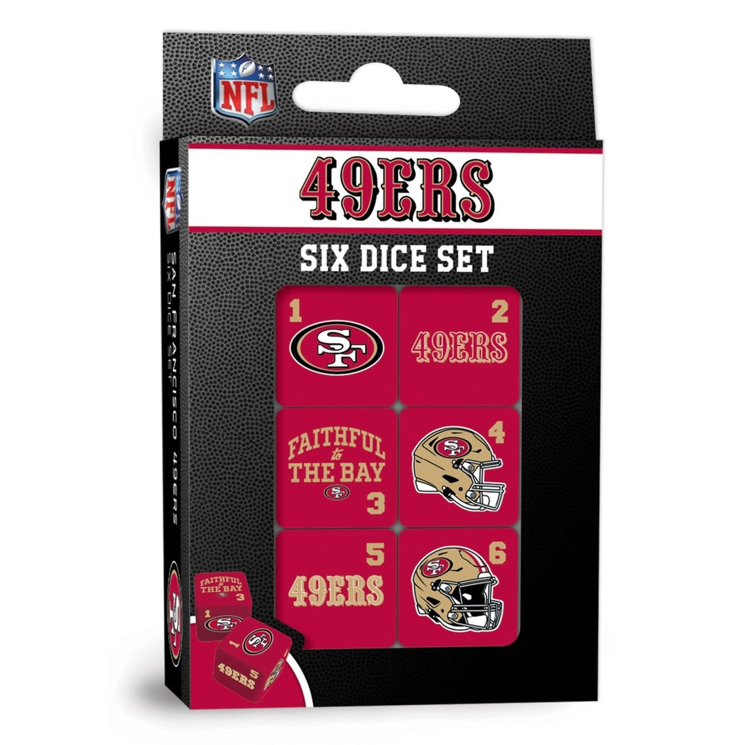 San Francisco 49ers Dice Set - 19mm Image 3