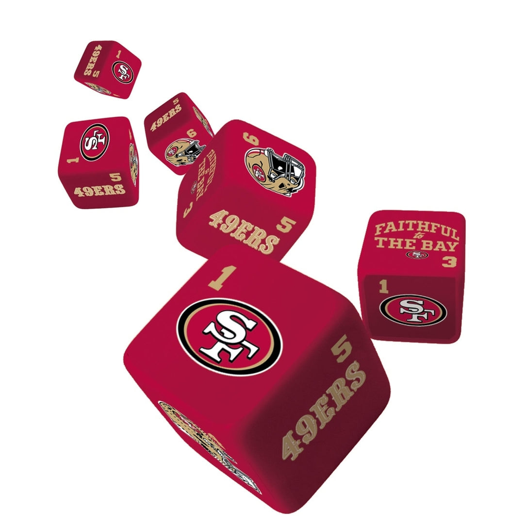 San Francisco 49ers Dice Set - 19mm Image 4