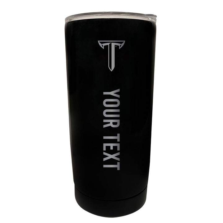 Troy University Customizable 16 oz Engraved Stainless Steel Insulated Tumbler Officially Licensed Collegiate Product Image 1