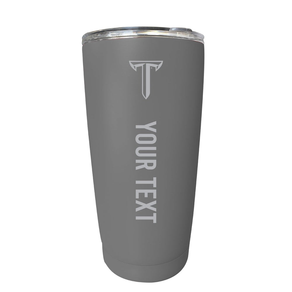 Troy University Customizable 16 oz Engraved Stainless Steel Insulated Tumbler Officially Licensed Collegiate Product Image 2