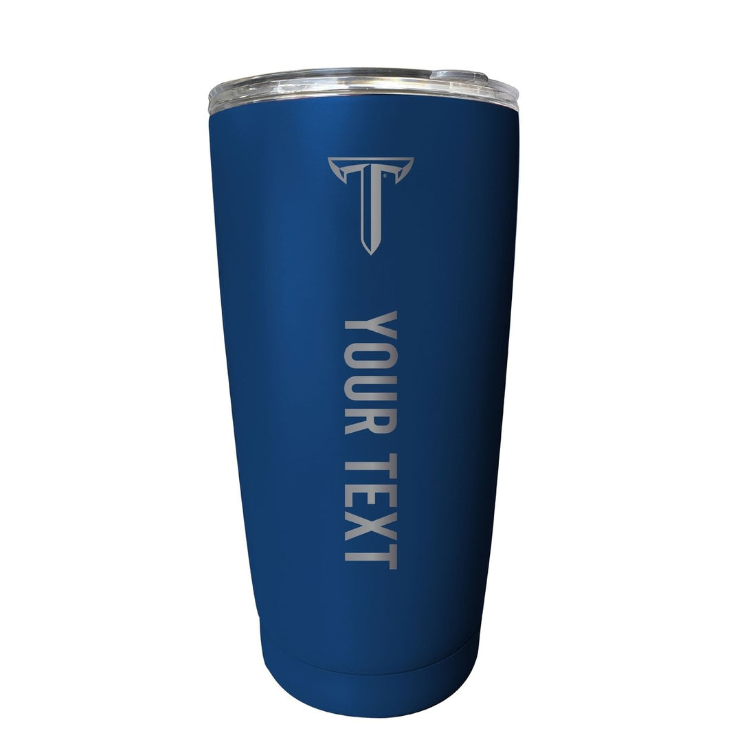 Troy University Customizable 16 oz Engraved Stainless Steel Insulated Tumbler Officially Licensed Collegiate Product Image 3