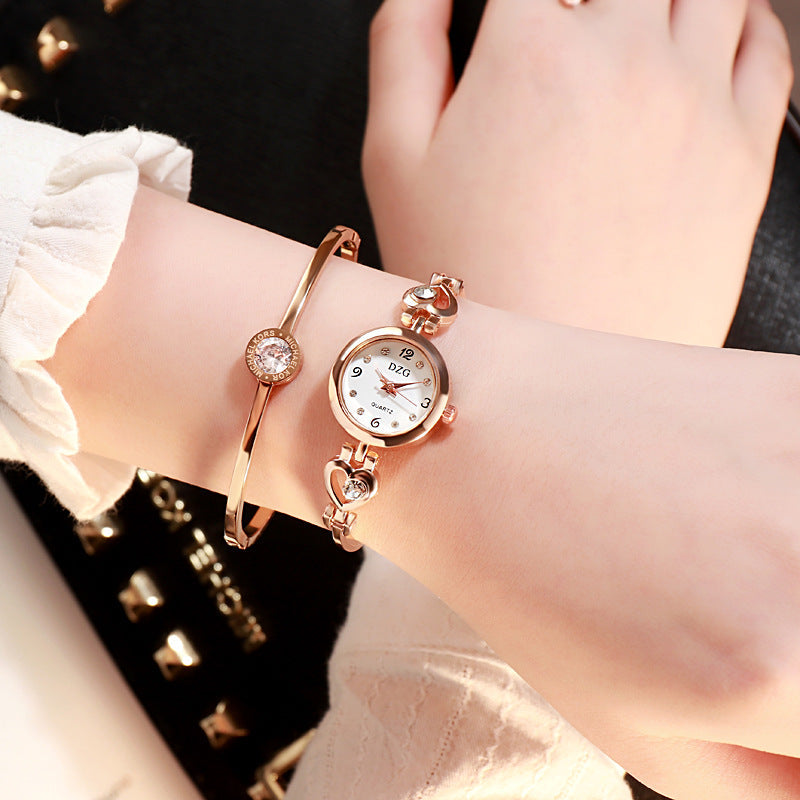 Simple Rhinestone Jewelry For Women Casual Watch Image 7