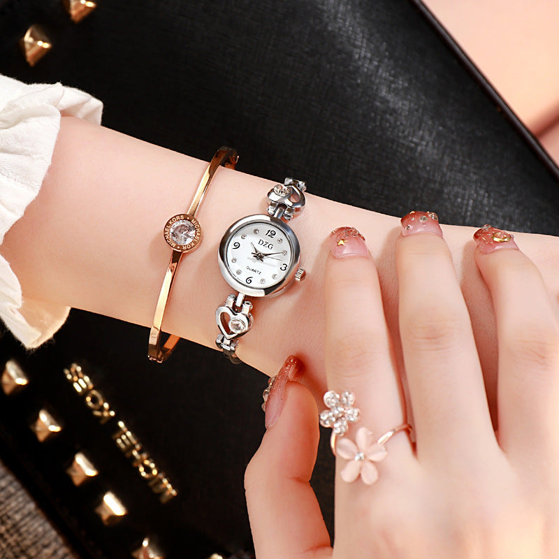 Simple Rhinestone Jewelry For Women Casual Watch Image 8