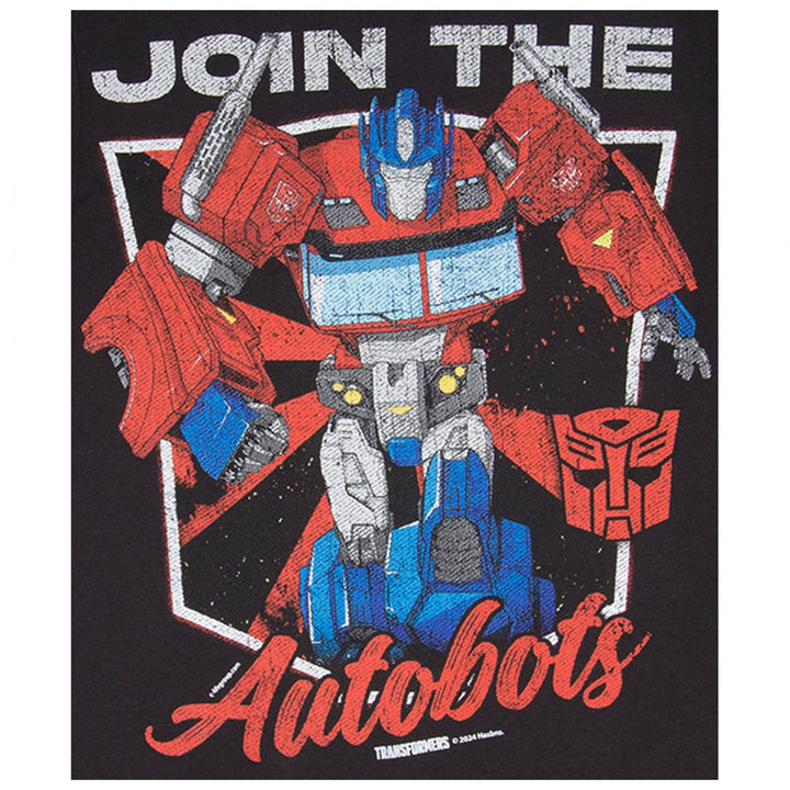 Transformers Optimus Prime Join The Autobots T-Shirt Image 2