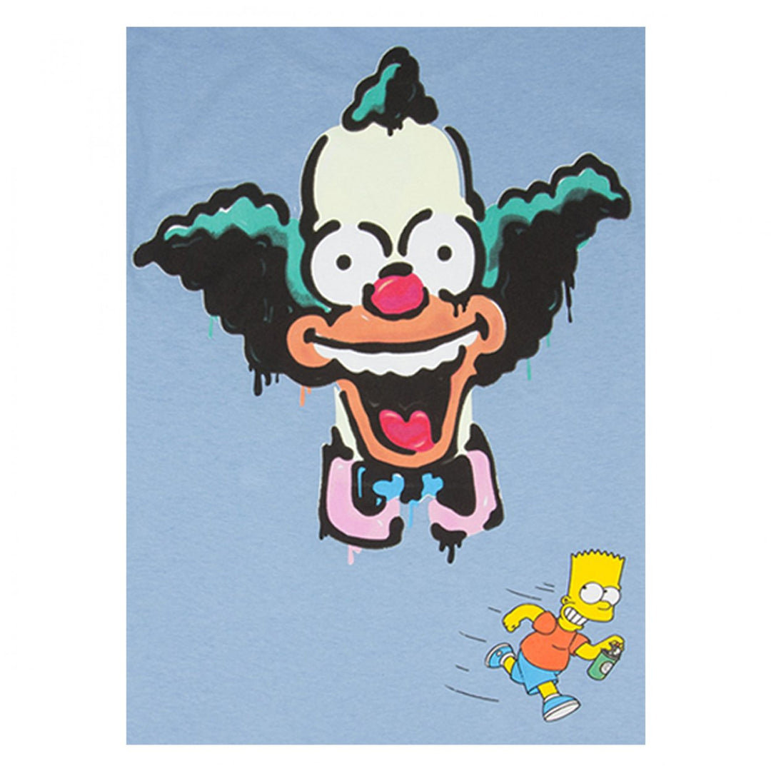 The Simpsons Krusty Graffiti Front and Back Print T-Shirt Image 2