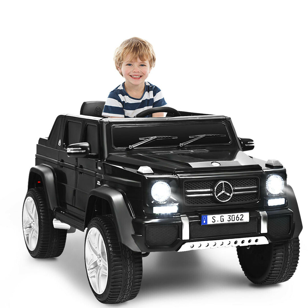 12V Licensed Mercedes-Benz Kids Ride On Car RC Motorized Vehicles w/ Trunk Image 4