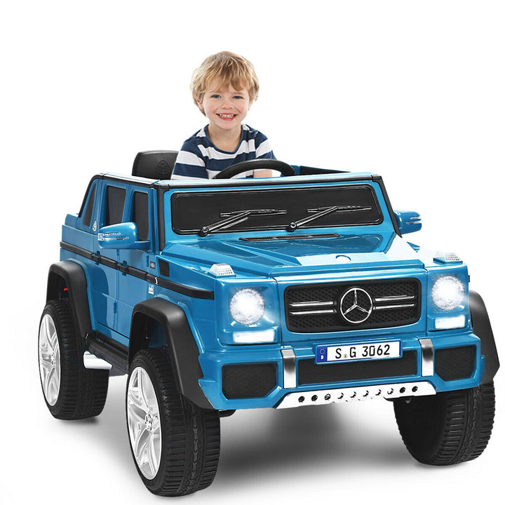 12V Licensed Mercedes-Benz Kids Ride On Car RC Motorized Vehicles w/ Trunk Image 6