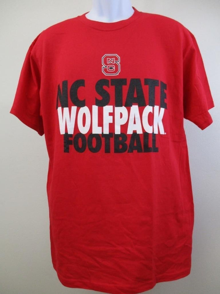 North Carolina NC State Wolfpack Adult Mens Size L Large Red Football Shirt Image 1