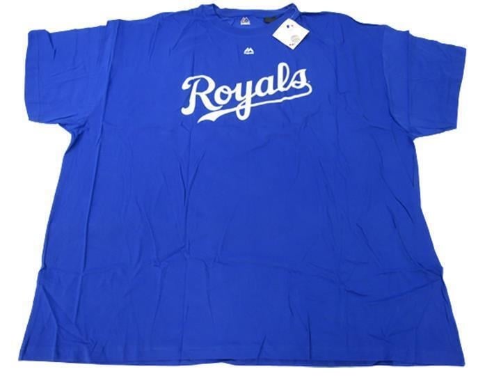 Kansas City Royals 4 Alex Gordon Mens Size 5XL 5XLarge Majestic Shirt Image 2