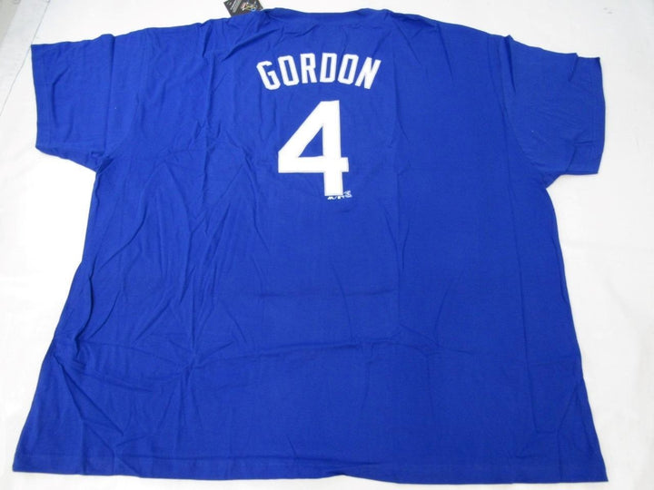 Kansas City Royals 4 Alex Gordon Mens Size 5XL 5XLarge Majestic Shirt Image 3