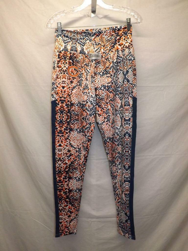 Chicago Bears Womens Size M Medium Zubaz Yoga Leggings Pants Image 2