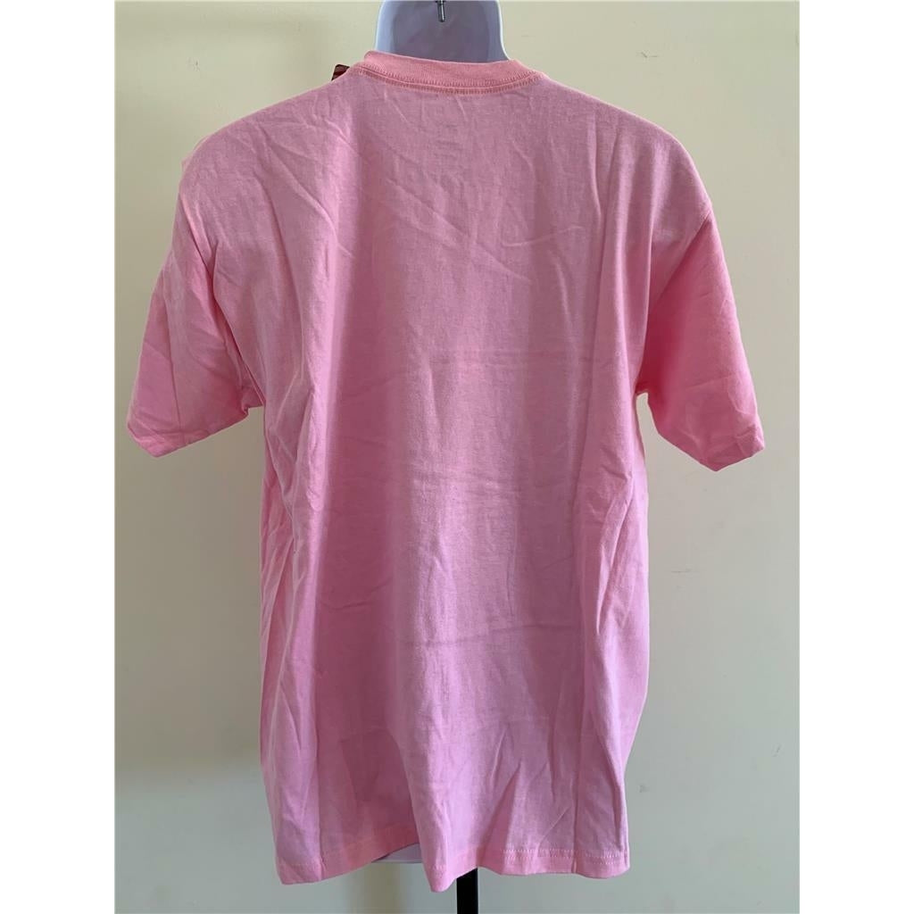 North Dakota Fighting Hawk Mens Size L Large Pink Shirt Image 4