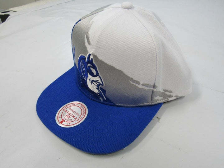 Duke Blue Devils Mens Mitchell and Ness Flatbrim Snapback Paintbrush Hat 36 Image 4