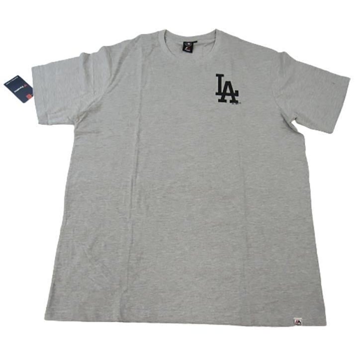 Los Angeles Dodgers Mens Size 3XL Majestic Gray Shirt Image 1