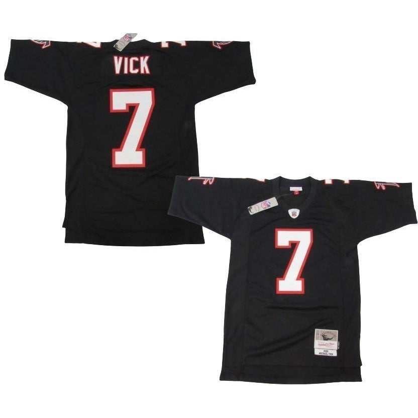 2002 Michael Vick 7 Falcons Mens Size S (36) Mitchell and Ness Legacy Jersey 160 Image 1