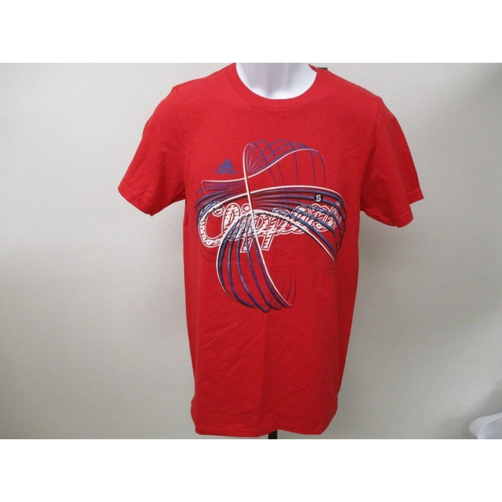 Los Angeles Clippers Mens Size S Small Red Adidas Shirt MSRP 22 Image 2