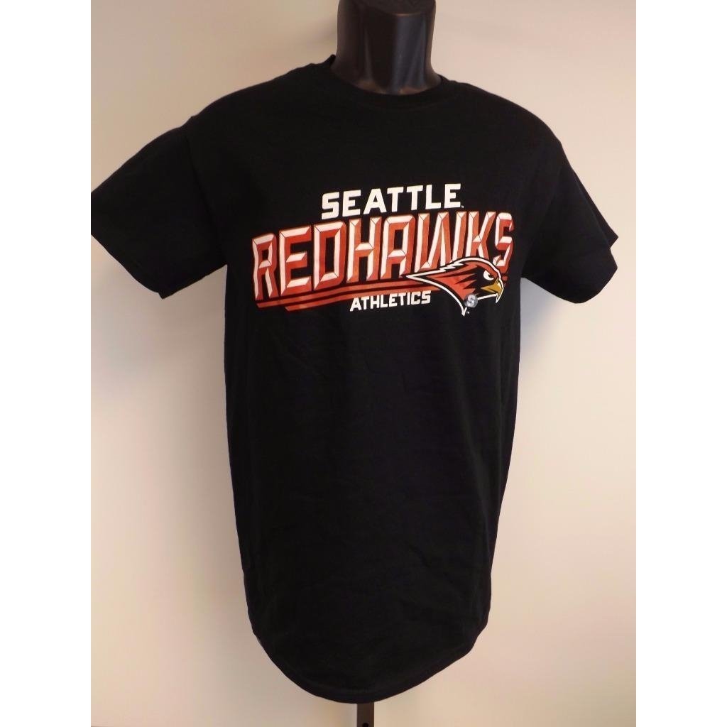 Seattle Redhawks Adult Mens Size S Small Black Shirt Image 1