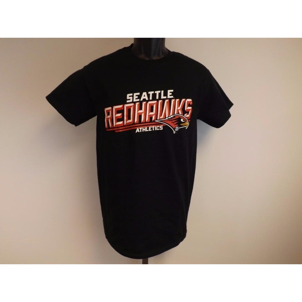 Seattle Redhawks Adult Mens Size S Small Black Shirt Image 2