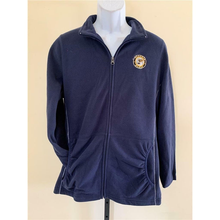 St. Louis Blues Mens Size L Large Blue Majestic Full Zip Jacket Image 1