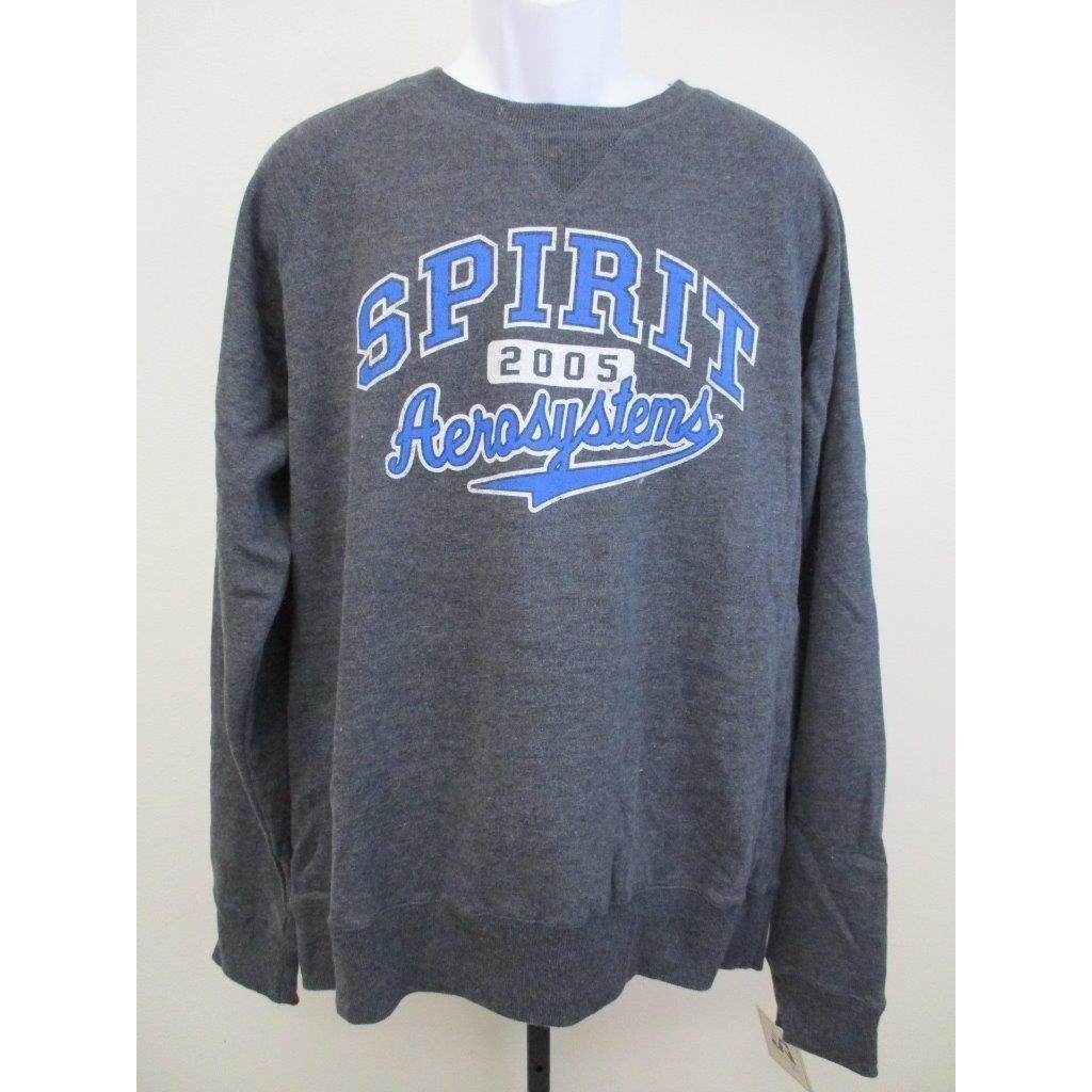 Spirit Aerosystems Adult Mens Size XL XLarge Gray Sweatshirt Image 1