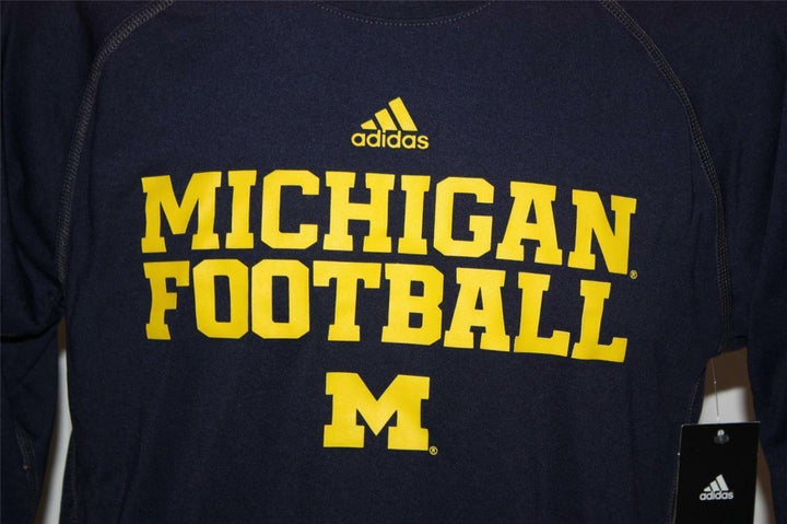 Michigan Wolverines Football Youth M Medium ClimaLite Long Sleeved Shirt Image 3