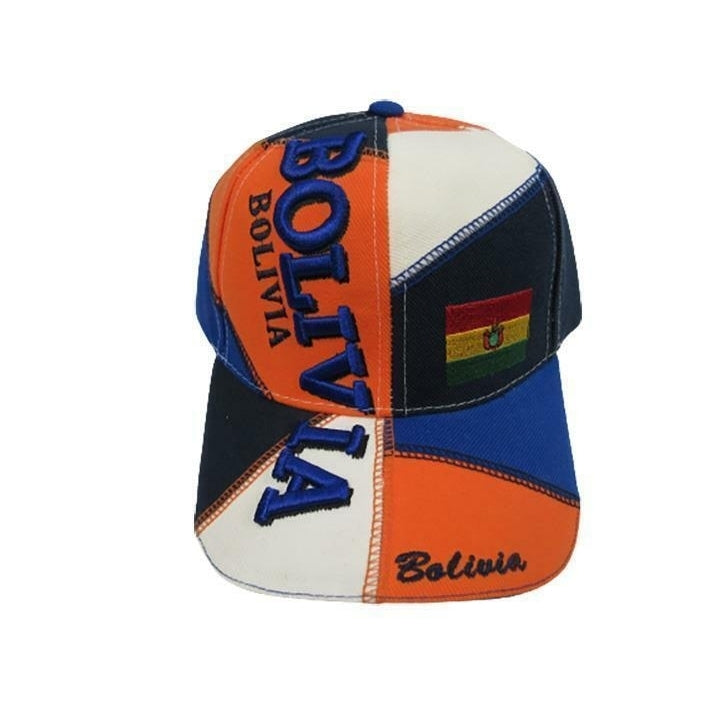 Bolivia Mens Size OSFA Adjustable Multicolor Cap Hat Image 1