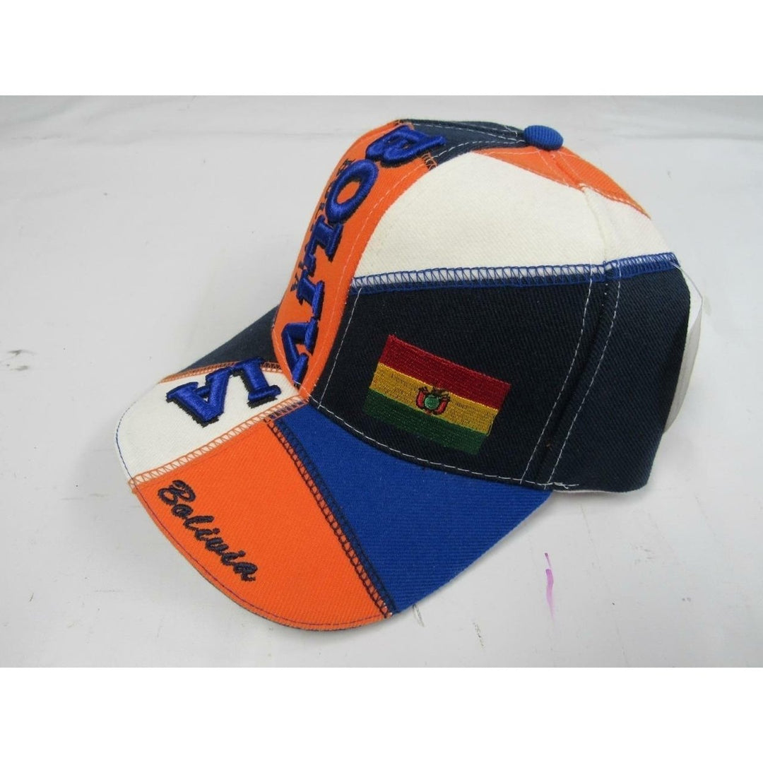 Bolivia Mens Size OSFA Adjustable Multicolor Cap Hat Image 4