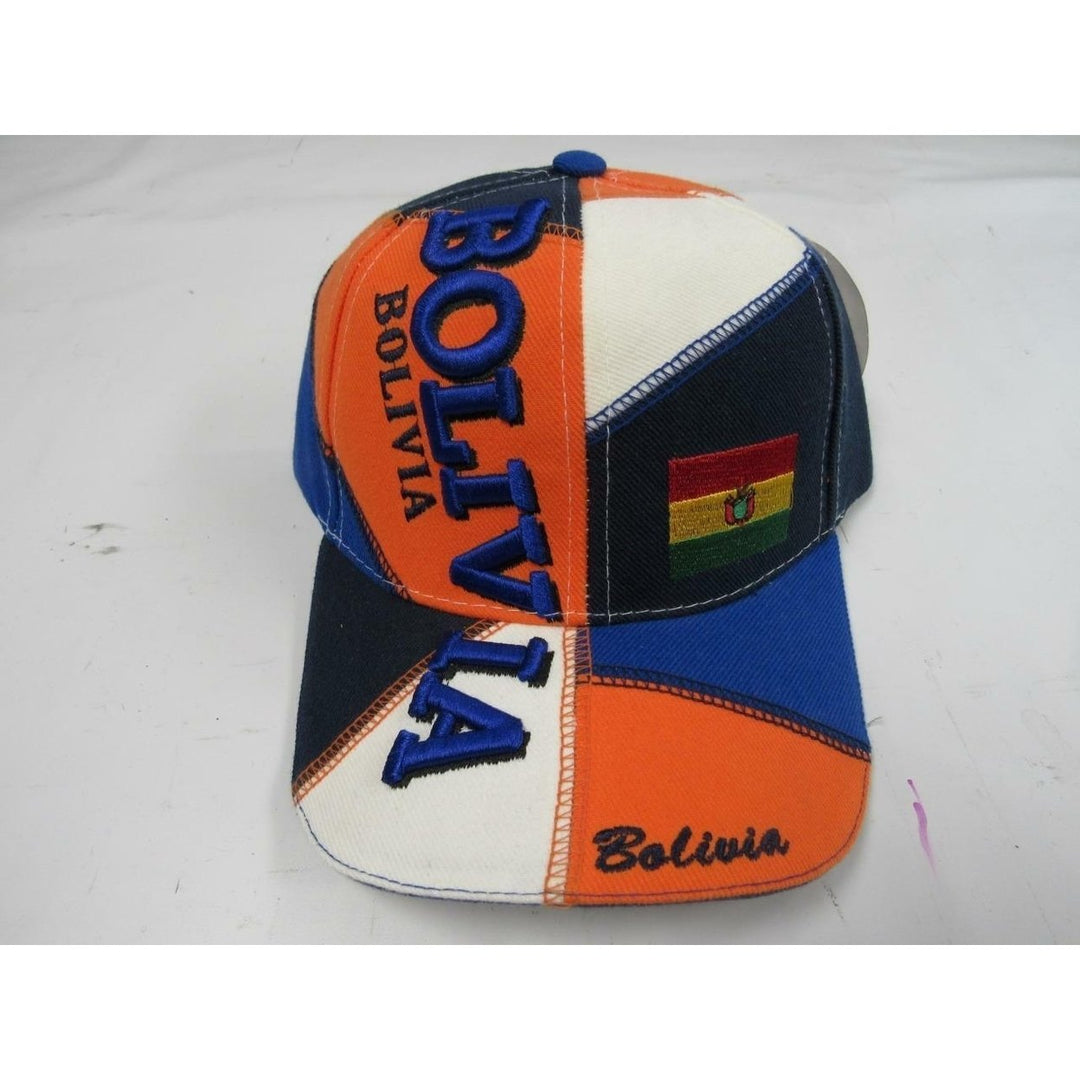 Bolivia Mens Size OSFA Adjustable Multicolor Cap Hat Image 4