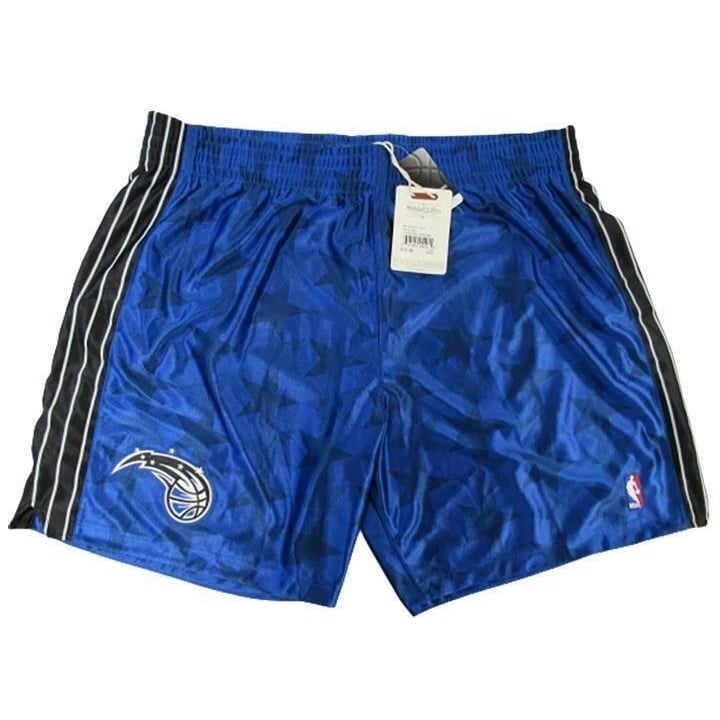 2000-2001 Orlando Magic Mens Size 5XL Mitchell and Ness Authentic Game Shorts 125 Image 1