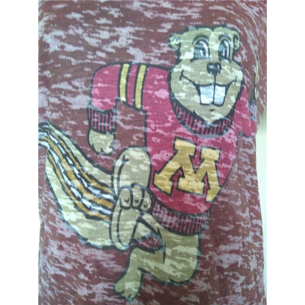 Minnesota Golden Gophers Womens Size M Touch By Alyssa Milano Sheer Shirt Image 2