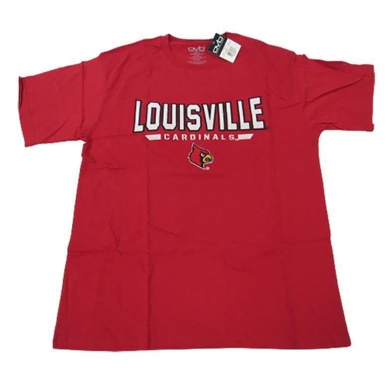 Louisville Cardinals Mens Size L Large Red Shirt 25 Image 1