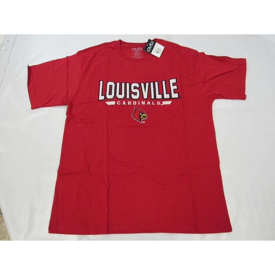 Louisville Cardinals Mens Size L Large Red Shirt 25 Image 4